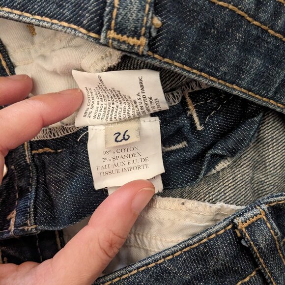 Hudson Jeans - Bootcut Triangle Flap Pocket - Size 26 - Picture 8 of 9